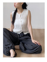 Harem Nylon Balloon Fit Wide Pants