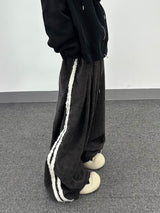 terry four pintuck pants