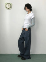 UNBAL COLLAR TEE