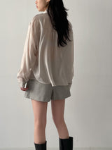 Ready Belted Wrap Skirt Pants