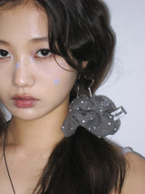 Little star scrunchie (Charcoal)