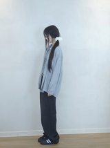 ブラックワイドパンツ