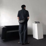 CR クロックサテンカラーハーフクロップジャケット (2 colors)