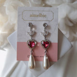 Heart Jewel Princess Piercing - Rosepink