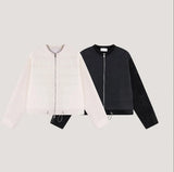 [F/W] Velvet crop padding cardigan(2color)