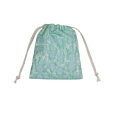 Jacquard Mint Garden mini bag pouch