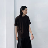 Vertical Texture Baggy t Shirt