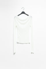 drape boat neck top(3colors)
