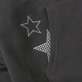  Stars Zip Up Hoodie - Charcoal