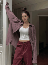 Air Pigment Loose Fit Checkered Shirt