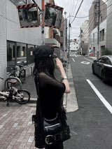 y2k belt motor shoulder bag