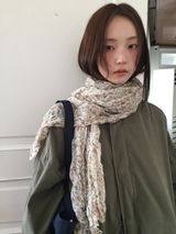 Bell half-neck peach field jacket (4color)