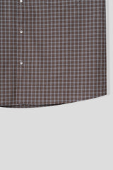 Plaid Western Check Half Shirt (2color) (No.967)