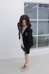 アカデミーフードカーディガン (Black)