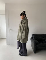 レゲット フード ロング ボンバー ジャケット