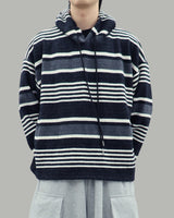 Multiple Stripe Hoodie (Black)