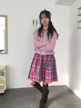 [made by fling] バターカップチェッカースカート