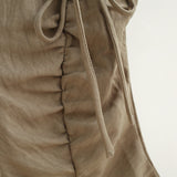 Riel Shirring Zip Top