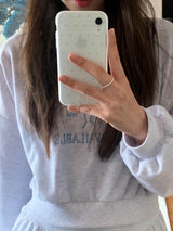 dot phonecase 半透明ドット柄ケース ホワイト