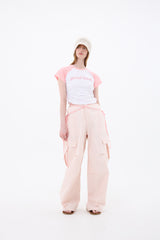 LUNA WIDE PANTS / PINK