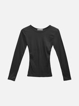 [Long sleeve ver.] Roen Modal Side Shirring Tee (6c)
