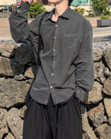 Stain Pigment Washing Shirt