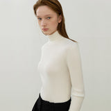 (T-6979)ESSENTIAL RYAN WOOL TURTLE NECK KNIT