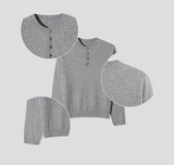 [F/W] キャッシュゴルギヘンリーネックニット(5color)
