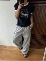 [4SEASON]サイドストラップタックスウェットパンツ(5color)