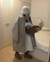 QUILTING LONG MODS JACKET