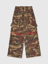 Ghost In The Shell Logo Denim Cargo Pants (Camo)