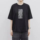 ホーリーレース オーバーフィット 半袖Tシャツ_BLACK
