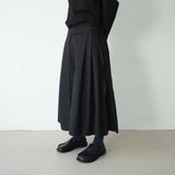 layered skirt pants