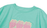 26SS★ Pop Strawberry Crop Short Sleeve Tee