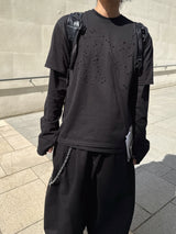 エンプティーダメージショートスリーブTシャツ 4C