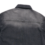25SS OVERSIZE WASHING DENIM SHORT SLEEVE SHIRTS BLACK