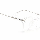 Horn-Trimmed Transparent Glasses Y.LAB 04 C18