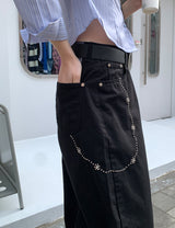 CHAINPIECE BALLOON PANTS