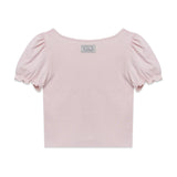 レースパフTシャツ(Pink)