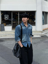 Vine two pocket denim shirt