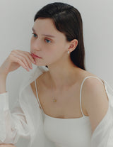 26SS★ [Premium Plating] アイス ブロック AB（C）デュアル リンク ネックレス