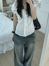 Raina Puff Blouse (2 colors)