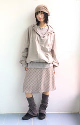 More cross checkered skirt