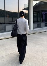 ルセインフリンジオーバーフィットワイドカーブパンツ