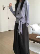 Pleats tie top