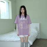 KIRIGIRL ボクシーTシャツ _PURPLE