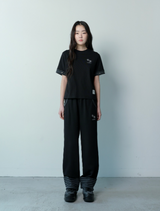 CILLIN STRIPE EYELET POINT HALF T (2Color)