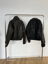 Crack Leather Mustang Jacket (2 colors)