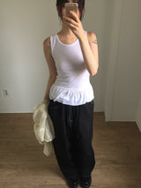 Le Frill Crewneck Sleeveless