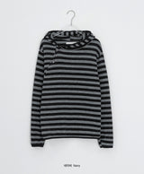 [unisex] Killshud Button Stripe Hoodie